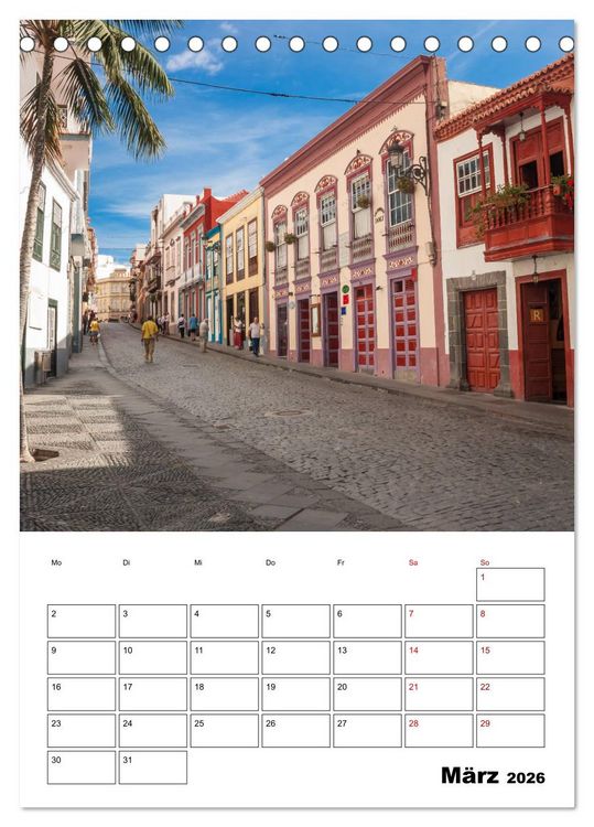 Produktbild: Wanderparadies La Palma (Tischkalender 2026 DIN A5 hoch), CALVENDO Monatskalender