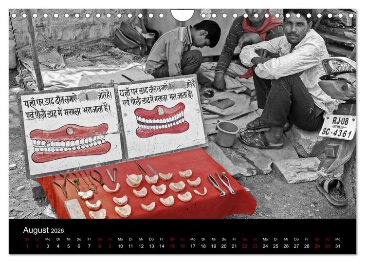 Produktbild: Indien Colorkey (Wandkalender 2026 DIN A4 quer), CALVENDO Monatskalender