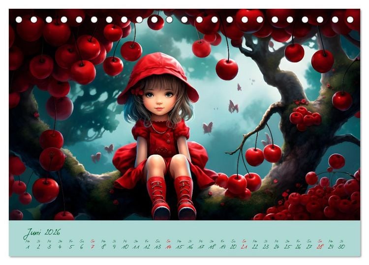 Produktbild: Magie der Kindheit (Tischkalender 2026 DIN A5 quer), CALVENDO Monatskalender