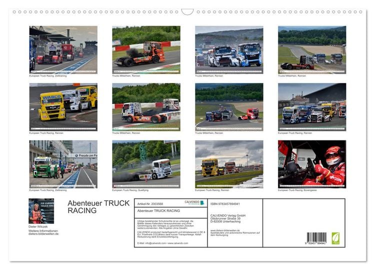 Produktbild: Abenteuer TRUCK RACING (Wandkalender 2026 DIN A2 quer), CALVENDO Monatskalender