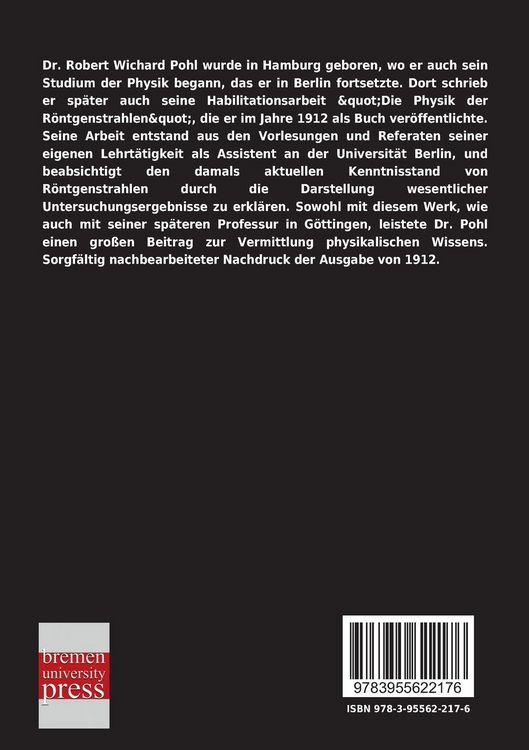 Produktbild: Die Physik der R&ouml;ntgenstrahlen