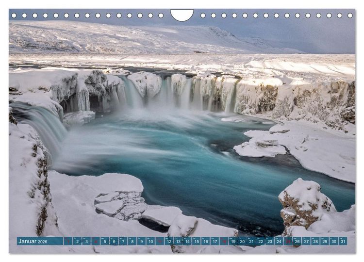 Produktbild: Island - Reise in eine andere Welt (Wandkalender 2026 DIN A4 quer), CALVENDO Monatskalender