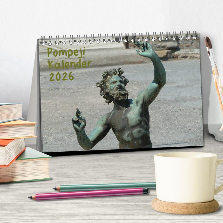 Produktbild: Pompeji-Kalender (Tischkalender 2026 DIN A5 quer), CALVENDO Monatskalender