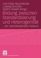 Produktbild: Bildung zwischen Standardisierung und Heterogenit&auml;t