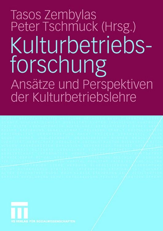 Produktbild: Kulturbetriebsforschung