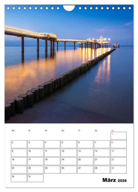 Produktbild: Usedom - Inseltraum im Norden (Wandkalender 2026 DIN A4 hoch), CALVENDO Monatskalender