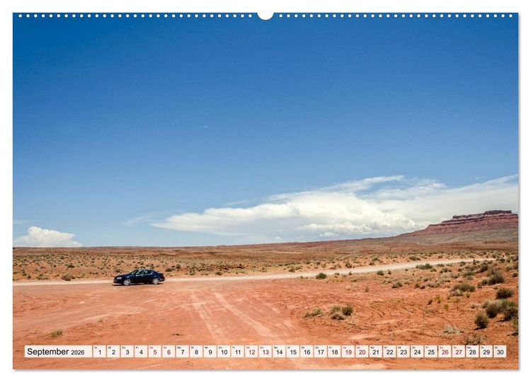 Produktbild: USA: Roadtrip durch die W&uuml;ste (hochwertiger Premium Wandkalender 2026 DIN A2 quer), Kunstdruck in Hochglanz