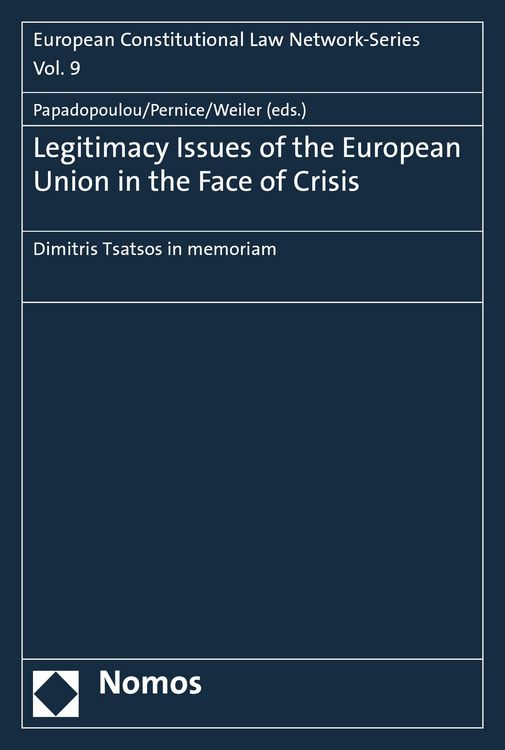 Produktbild: Legitimacy Issues of the European Union in the Face of Crisis