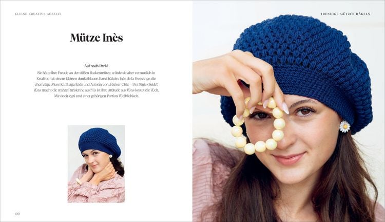 Produktbild: Kleine kreative Auszeit: Trendige M&uuml;tzen h&auml;keln