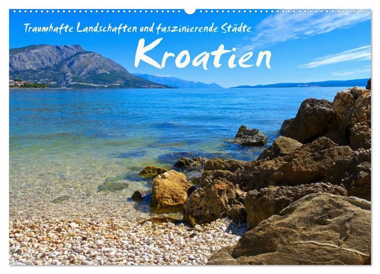 Produktbild: Kroatien - Traumhafte Landschaften und faszinierende St&auml;dte (Wandkalender 2026 DIN A2 quer), CALVENDO Monatskalender
