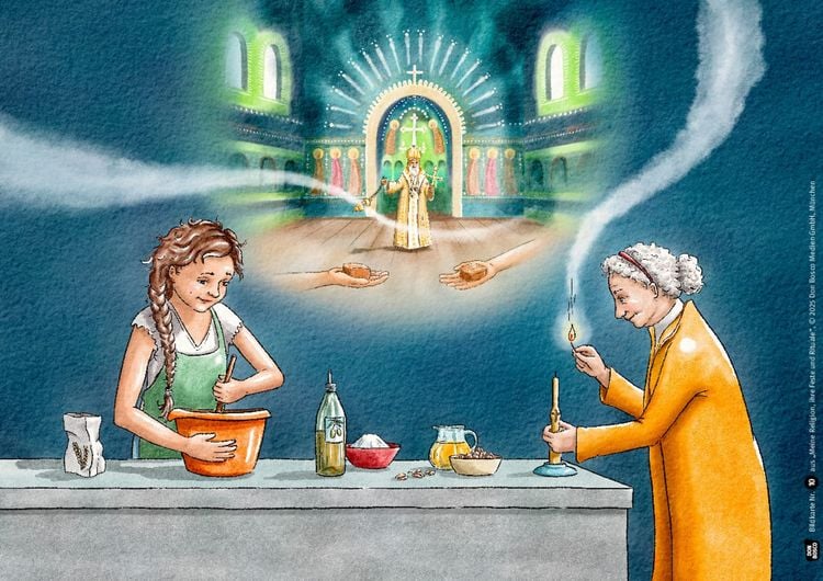Produktbild: Meine Religion, ihre Feste und Rituale. Kinder der Weltreligionen erz&auml;hlen von ihrem Glauben. Kamishibai Bildkartenset