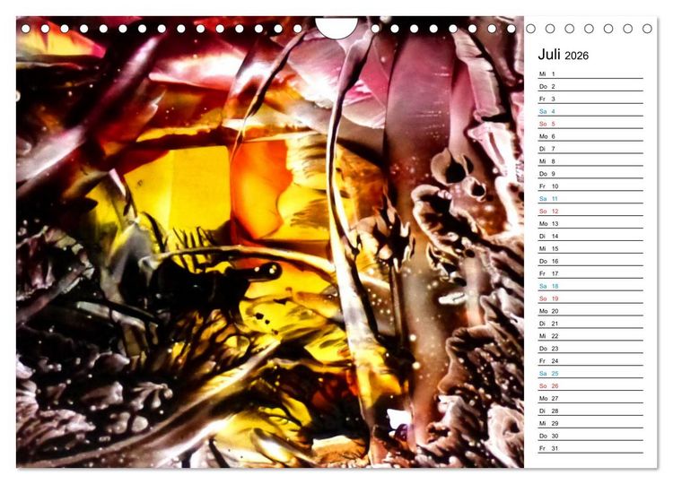 Produktbild: Kalender / Fantastische Encaustic (Wandkalender 2026 DIN A4 quer), CALVENDO Monatskalender