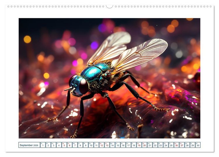Produktbild: Magische Insekten (hochwertiger Premium Wandkalender 2026 DIN A2 quer), Kunstdruck in Hochglanz
