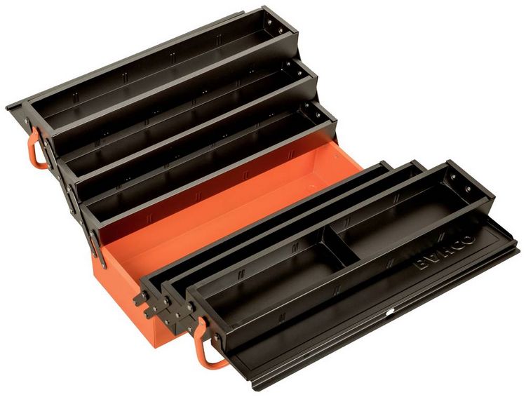 Produktbild: Bahco 1497MBF750 Werkzeugkasten unbest&uuml;ckt Metall Schwarz/Orange