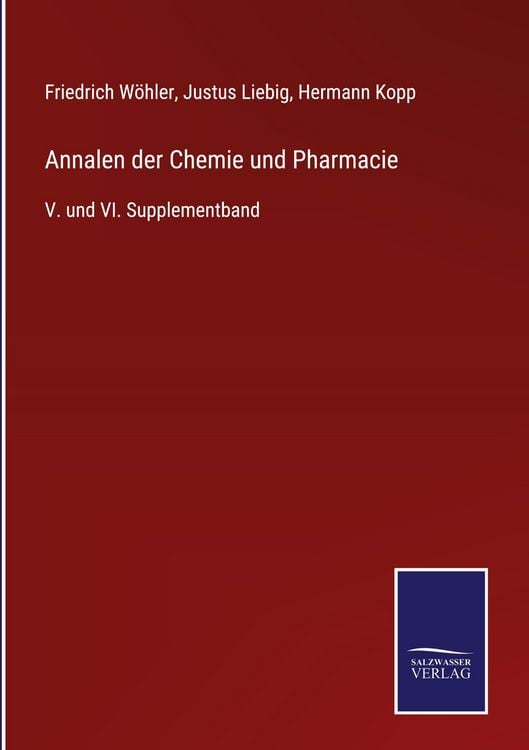 Produktbild: Annalen der Chemie und Pharmacie