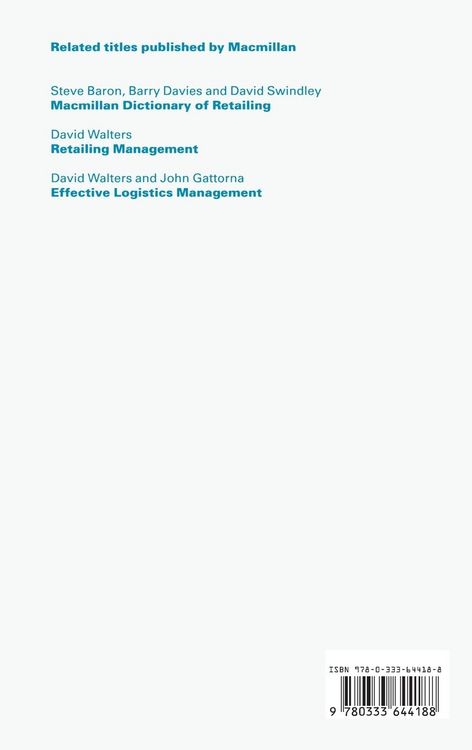 Produktbild: Managing Retail Productivity and Profitability