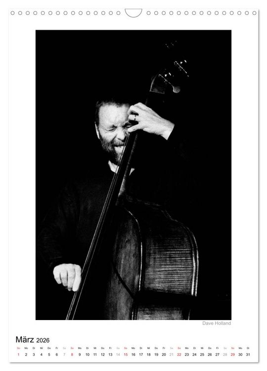 Produktbild: Jazzsound (Wandkalender 2026 DIN A3 hoch), CALVENDO Monatskalender