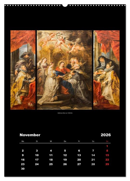 Produktbild: Peter Paul Rubens - Rubens (Wandkalender 2026 DIN A2 hoch), CALVENDO Monatskalender