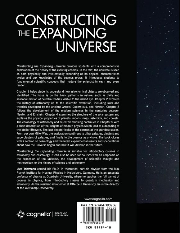 Produktbild: Constructing the Expanding Universe