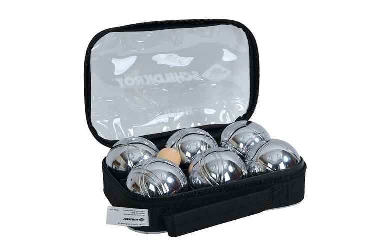 Schildkröt 970008 - Boccia Set, Metallkugeln 7,25cm
