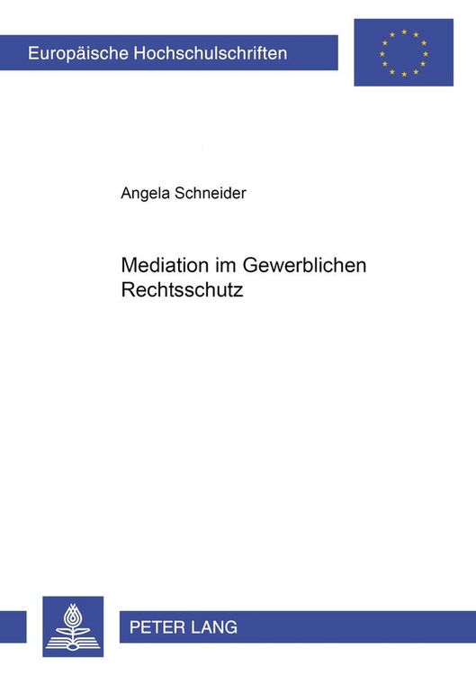 Produktbild: Mediation im Gewerblichen Rechtsschutz