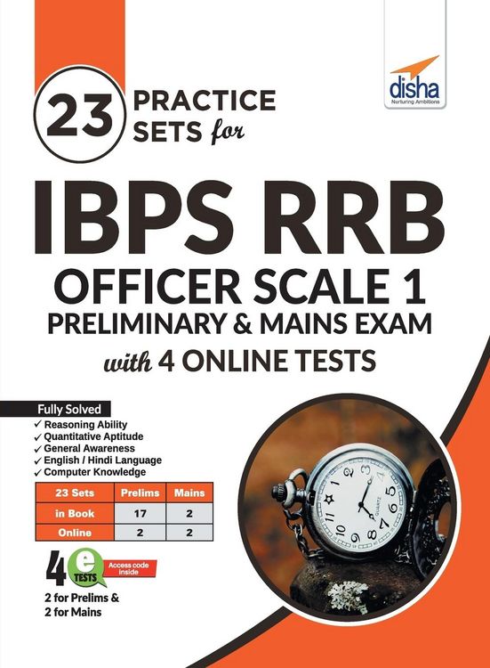 Produktbild: 23 Practice Sets for IBPS RRB Officer Scale 1 Preliminary & Mains Exam with 4 Online Tests 4th Edition