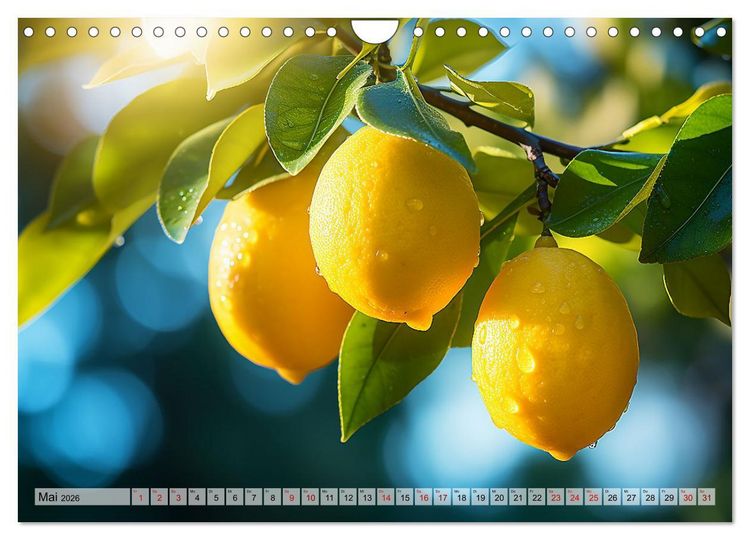 Produktbild: Sauer Gelb Lecker (Wandkalender 2026 DIN A4 quer), CALVENDO Monatskalender