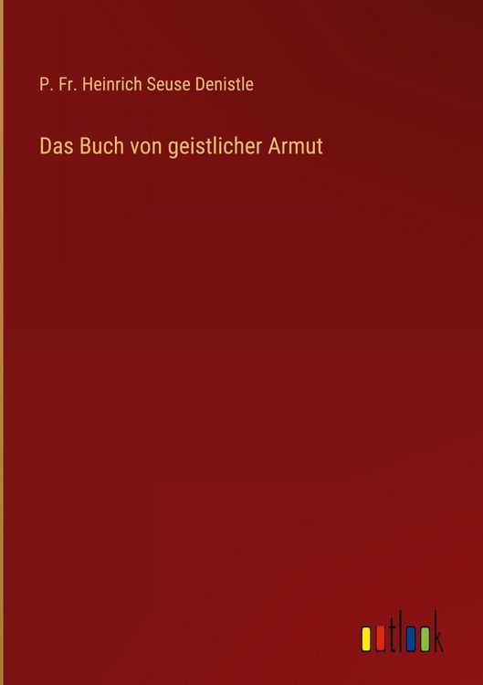 Produktbild: Das Buch von geistlicher Armut