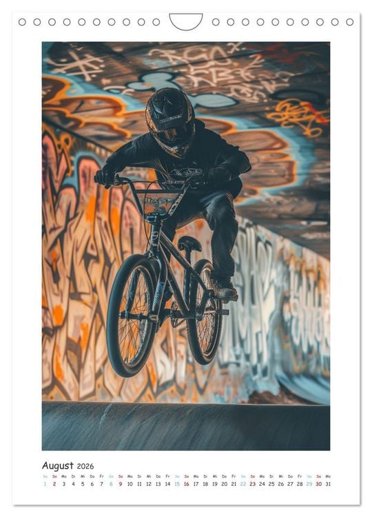 Produktbild: BMX Action (Wandkalender 2026 DIN A4 hoch), CALVENDO Monatskalender