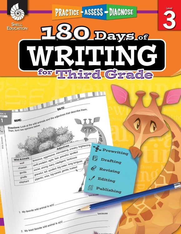 Produktbild: 180 Days of Writing for Third Grade