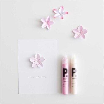 Produktbild: Papierbl&uuml;ten Mini, Sakura Sakura MIX, 90 Stk., 4,5 - 5 cm