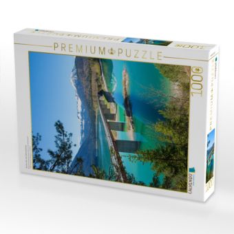 Produktbild: CALVENDO Puzzle Br&uuml;cke &uuml;ber den Sylvensteinsee | 1000 Teile Lege-Gr&ouml;&szlig;e 64x48cm Foto-Puzzle f&uuml;r gl&uuml;ckliche Stunden