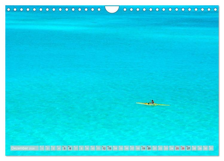 Produktbild: Bora Bora - Str&auml;nde und Landschaften (Wandkalender 2026 DIN A4 quer), CALVENDO Monatskalender