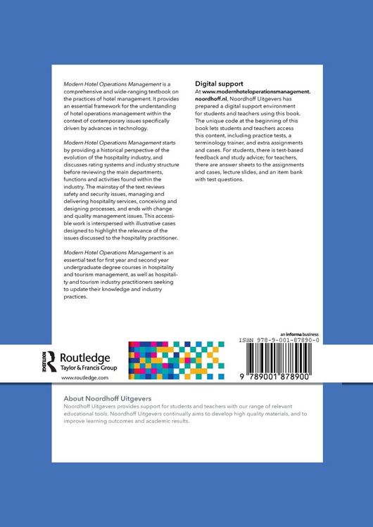 Produktbild: Modern Hotel Operations Management