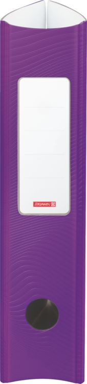 Produktbild: Brunnen Ordner &bdquo;WAVE&ldquo; Colour Code &brvbar; A4, 70 mm, Hebelmechanik mit gummiertem Griff, purple