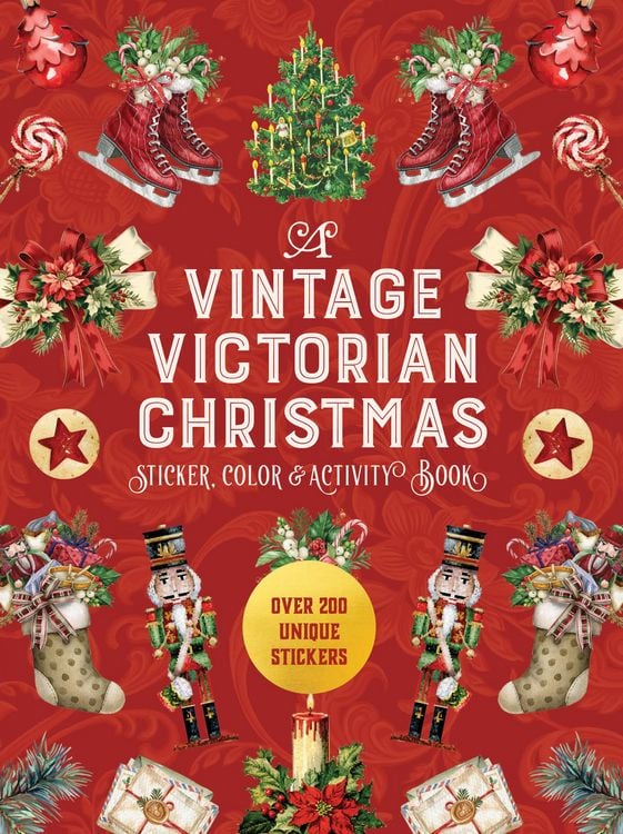 Produktbild: A Vintage Victorian Christmas Sticker, Color & Activity Book
