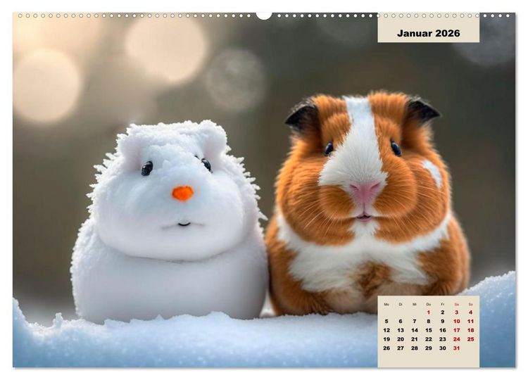 Produktbild: M&auml;rchenhafte Merlis - Schweinegeile Illustrationen (Wandkalender 2026 DIN A2 quer), CALVENDO Monatskalender