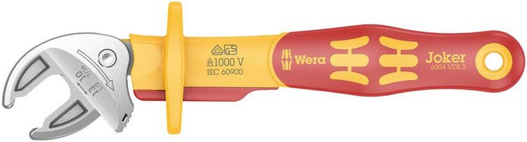 Produktbild: Wera 05020151001 Joker VDE S Selbstjustierender Maulschl&uuml;ssel 1 St&uuml;ck Schl&uuml;sselweite (Metrisch) 10 - 13 mm Schl&uuml;sselweite (Zoll) 1/2" - 7/16"