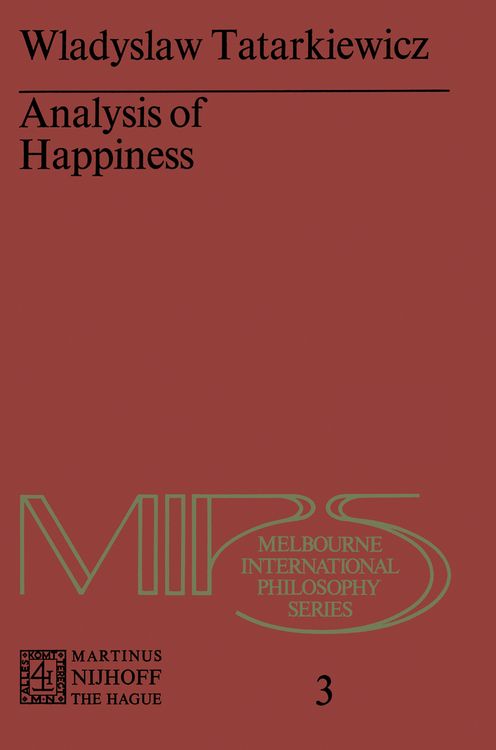 Produktbild: Analysis of Happiness