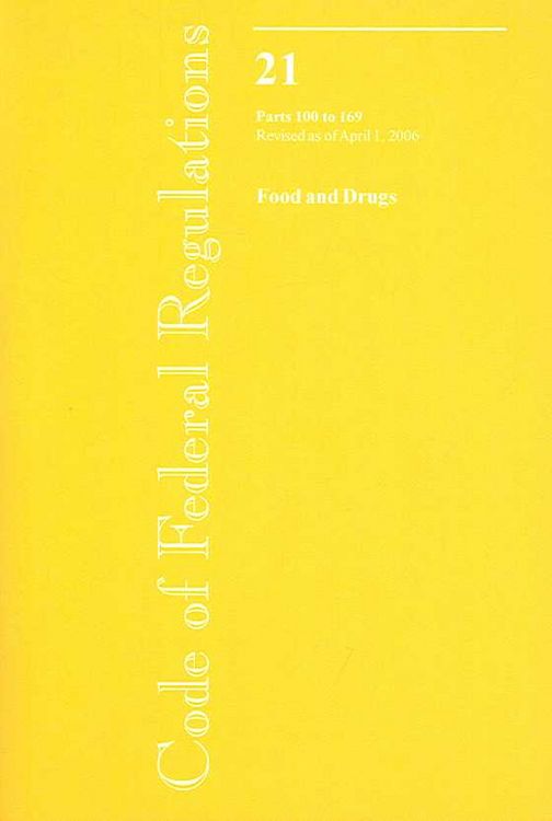 Produktbild: Code of Federal Regulations Title 21