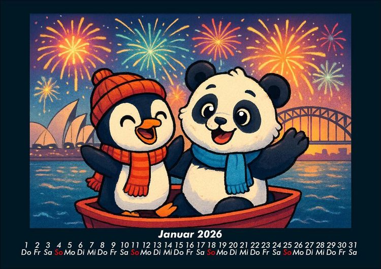 Produktbild: Pico & Pippin in Australien 2026 Fotokalender DIN A5