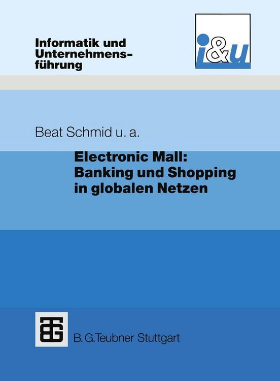 Produktbild: Electronic Mall: Banking und Shopping in globalen Netzen