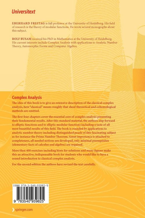 Produktbild: Complex Analysis
