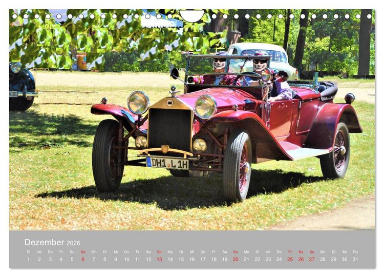 Produktbild: OLDTIMER-Event (Wandkalender 2026 DIN A4 quer), CALVENDO Monatskalender