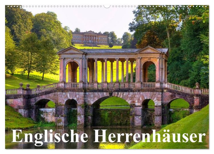Produktbild: Englische Herrenh&auml;user (Wandkalender 2026 DIN A2 quer), CALVENDO Monatskalender
