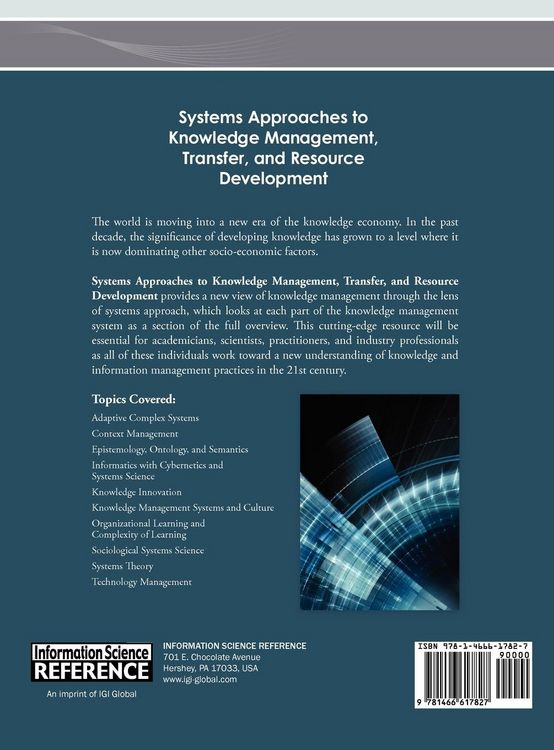 Produktbild: Systems Approaches to Knowledge Management, Transfer, and Resource Development