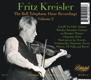 Produktbild: Kreisler-The Bell Telephone Recordings: Vol.2
