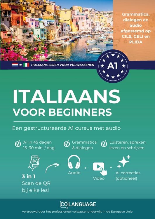 Produktbild: Italiaans voor beginners - een gestructureerde A1 cursus met audio