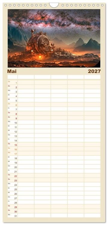 Produktbild: Familienplaner 2027 - Was heute noch wie ein M&auml;rchen klingt... mit 5 Spalten (Wandkalender, 21 x 45 cm) CALVENDO