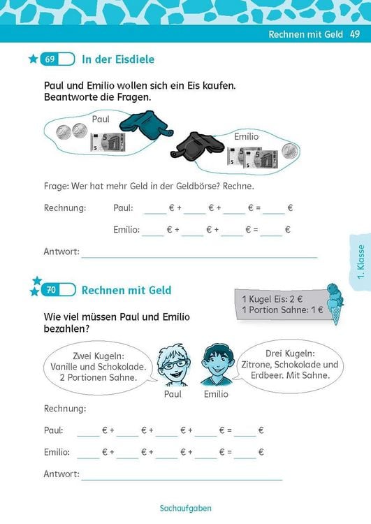 Produktbild: Klett Team Drachenstark: Kurztests Mathe 1./2. Klasse